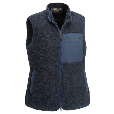Pinewood Fibre Fur Vest (dark navy)