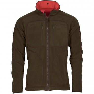 Pinewood Furudal Reversible Fleece Jacket Men (H.Brown/Red)