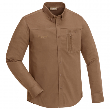 Pinewood Men's Hunting Shirt Tividen Tc-Strech Insect-Stop (brown)
