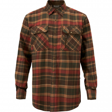 Pinewood Prestwick Exclusive Shirt Men (D.Green/Terracotta)