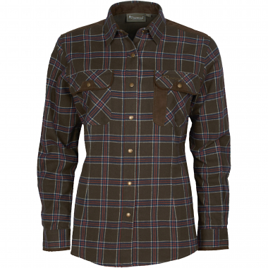 Pinewood Prestwick Exclusive Shirt Women (Suede Brown/Orange)