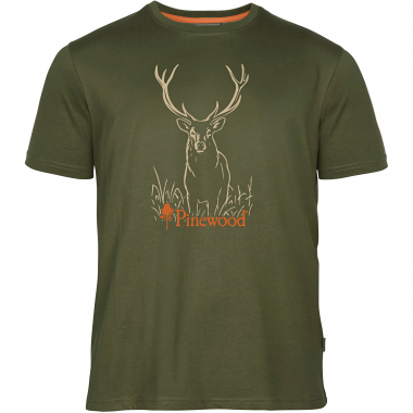 Pinewood Red Deer T-Shirt Men (Green)