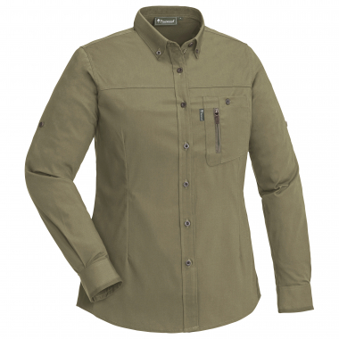 Pinewood Tiveden TC-Stretch Insectsafe Blouse Women (H.Olive)