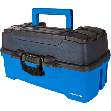 Plano Three-Tray Tackle Box (Bright Blue)