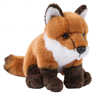 Plush toy fox (sitting)