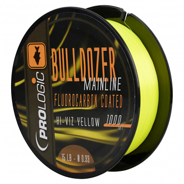 Prologic Prologic Bulldozer Fluorocarbon Coated Mono fishing line - yellow