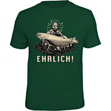 Rahmenlos "Guter Fang - Ehrlich" T-Shirt Unisex (Green)