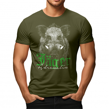 Rahmenlos "Jäger - Adrenalin" T-Shirt Men (Olive)