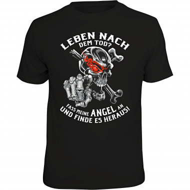 Rahmenlos "Leben nach dem Tod?" T-Shirt Men (Black)