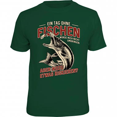 Rahmenlos Mens T-Shirt A day without fishing (German version only) at  low prices | Askari Fishing Shop