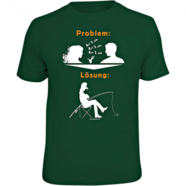Rahmenlos Men's T-Shirt "Problem: Bla Bla Bla - Solution..." (German version only)