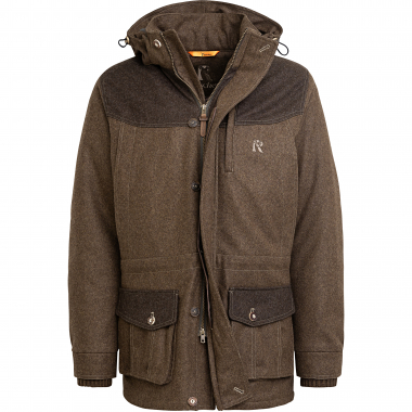 Rascher “Prestige” Hooded Loden Jacket Men (Brown)