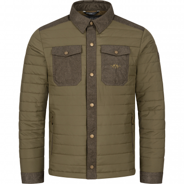Ron Insulation Shacket Quilted Jacket Men (Dark Olive)