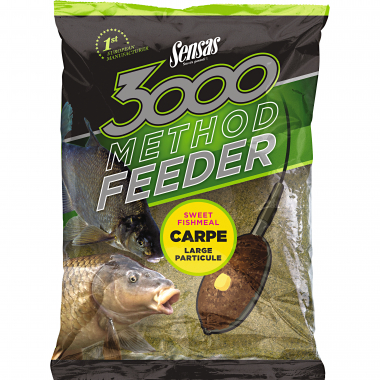 Sensas Coarse Fish Feed 3000 Method (carp)