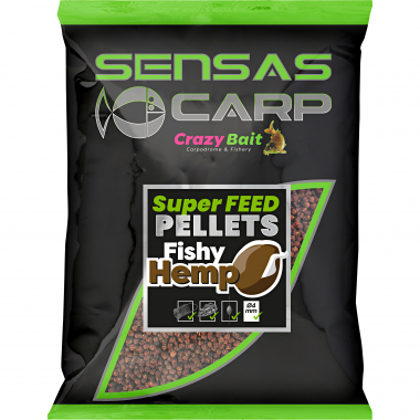Sensas Super Feed Pellets (Fishy Hemp)