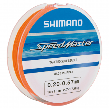 Shimano Fishing Line Speed Master Tapered Surf Leader (orange)