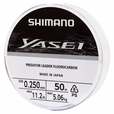 Shimano Yasei Predator Fluorocarbon fishing line (transparent, 50 m)