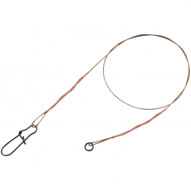 Shirasu 7x7 Wire Leader with Solid Ring and Snap