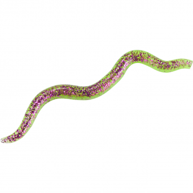 Shirasu Wiggle Worm (Purple Chartreuse)