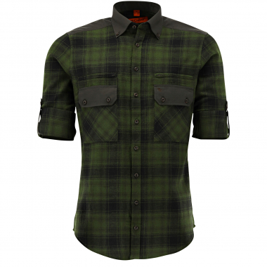 Shirt 1/1 Sleeve Slim Fit Men (Olive)