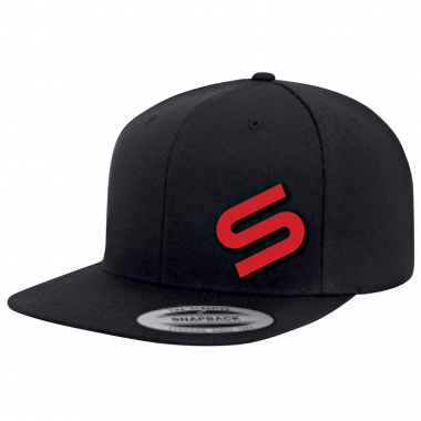 Sonik Black Snapback Icon Cap