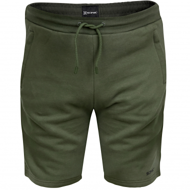 Sonik Men's Green Fleece Shorts
