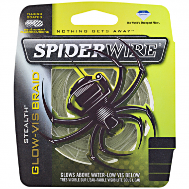 Spiderwire Fishing Line Stealth Glow-Vis Braid (Glow-Vis)