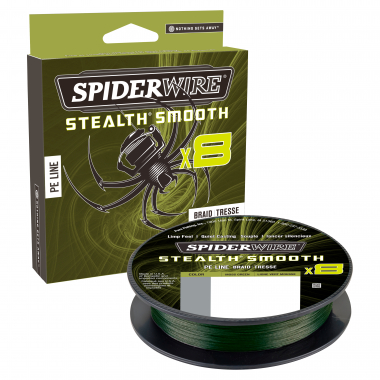 Spiderwire Fishing Line Stealth Smooth 8 (Moss Green, 300 m)