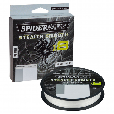 Spiderwire Fishing Line Stealth Smooth 8 (Translucent, 150 m)