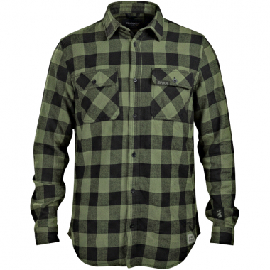 Spika Flannel Check Shirt Men (Moss Green)