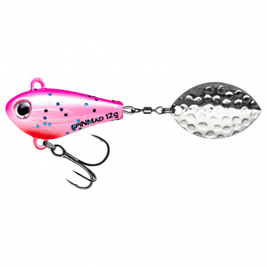 SpinMad Lead Head Spinners Jigmaster (Pinky, 12 g)
