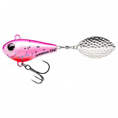 SpinMad Lead Head Spinners Jigmaster (Pinky, 24 g)