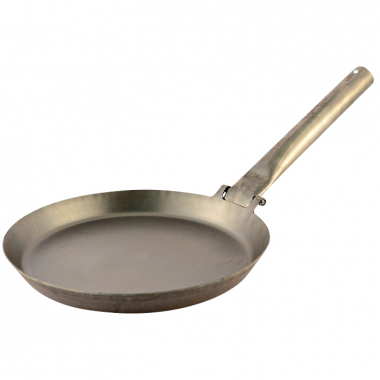 Ideal For Events Medieval Camping Folding Steel Frying Pan 