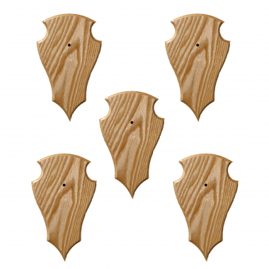 Stag Horn Shield (small, 5 as a set)