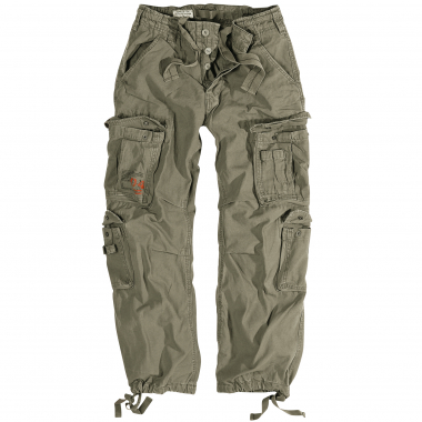Surplus Men's Vintage Trousers Airborne (olive) Sz. L