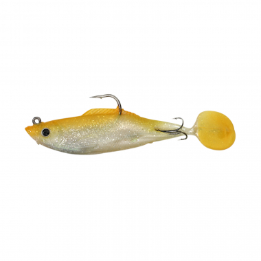 Trendex Shad Treble Tail (orange/silver)
