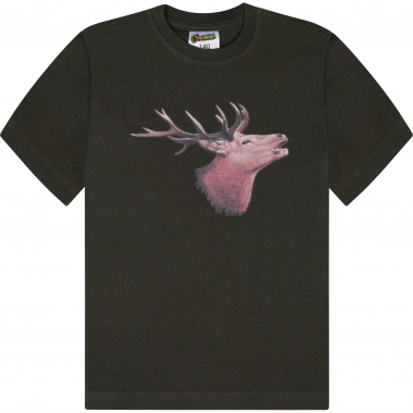 T-Shirt ‘Deer Head’ Kids (Olive)