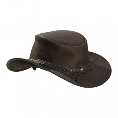 Unisex Nubuk Leather Hat