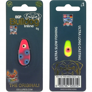 Westin Artificial Lure Bulldog Inline (Pink Yellow)  