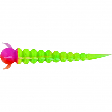 Westin Greedy Worm (Chartreuse/Pink) 