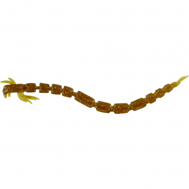 Westin Gummy Worms Bloodteez Worm (Motoroil Gold)