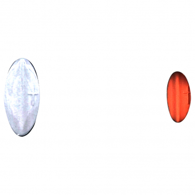 Westin Inline Bait Præsten Mikro (Orange/White Glow)
