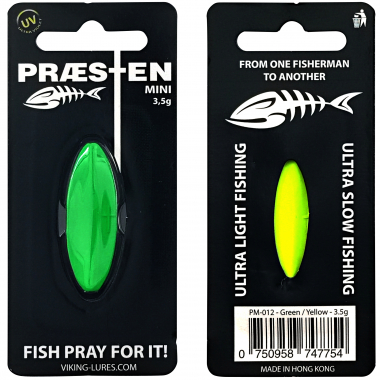 Westin Inline Bait Præsten Mini (Green/Yellow)