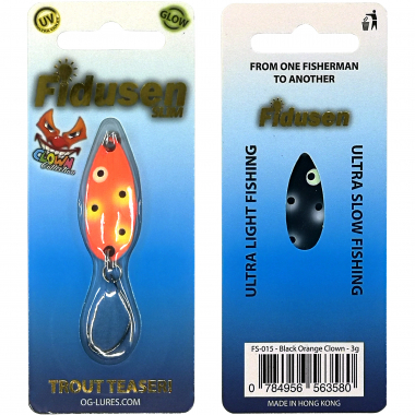 Westin Micro Bait Fidusen Slim (Black Orange Clown)