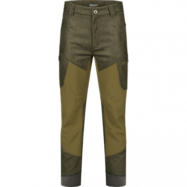 Whizz Vintage Softshell Trousers Men (Mélange Olive/Black)