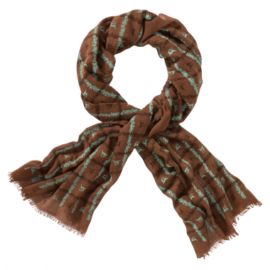 Women's Scarf Stag (brown)
