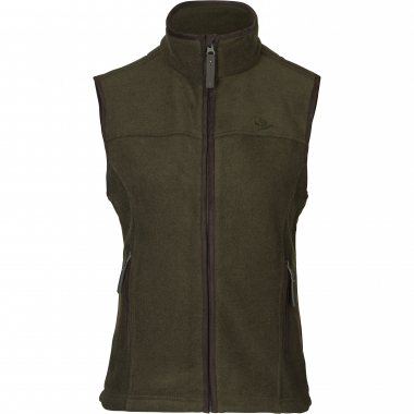 Woodcock Ivy Fleece Waistcoat Women (Pine Green Melange)