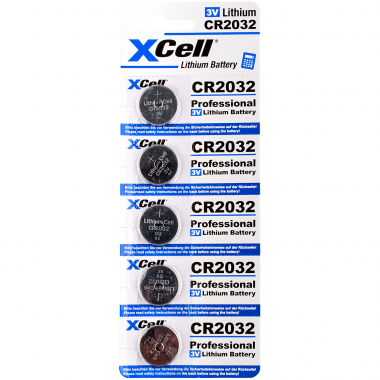 XCell Lithium Button Lines Batteries 3 V (CR2032)