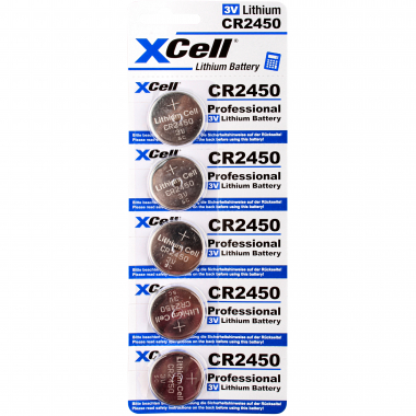 XCell Lithium Button Lines Batteries 3 V (CR2450)