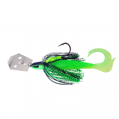 Zeck Bladed Cat Jig (Acid Green)